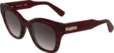 Produktbild von Longchamp LO791S Striped burgundy 51/21/140 Damen Sonnenbrillen