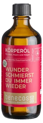 Produktbild von benecosBIO Körperöl BIO-Wunderbaumsamenöl WUNDER SCHMIERST DU IMMER WIEDER - Hau