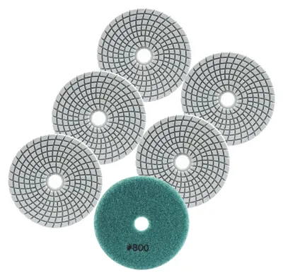 Image de Jeu de 6 disques de polissage diamantés – Adaptés pour le granit et le marbre