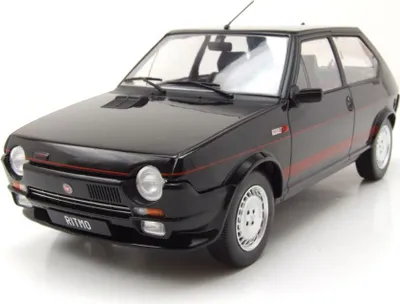 Produktbild von MCG 18418 Fiat Ritmo TC 125 Abarth 1980 schwarz 1:18