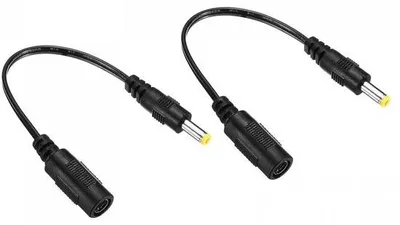 Produktbild von Schwarzes Verlängerungskabel für LED-Lampen und CCTV-Kameras