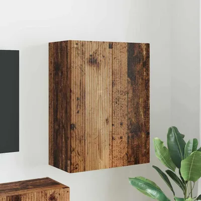 Produktbild von "Schlussverkauf" TV-Wandschrank moderne - Wand Hängeboard - für das Wohnzimmer - Altholz 59,5x31x80 cm Holzwerkstoff  C14710