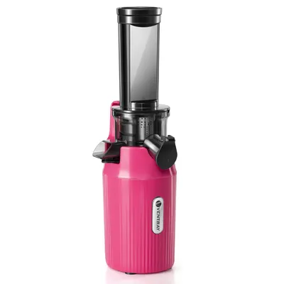 Imagen del producto de Ventray Ginnie Licuadora Prensado Frío Slow Juicer 60RPM 100W 400ml Compacta - Rosa