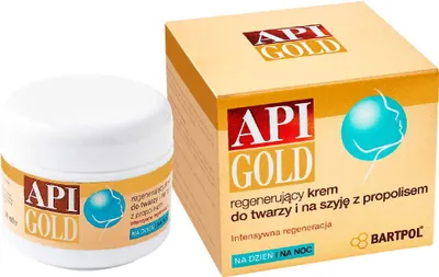 Produktbild von Propolis-Gesichts - und Halscreme – API GOLD – Bartopol – 50 ml