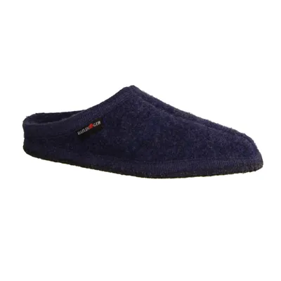 Produktbild von Haflinger Walktoffel Alaska 611001-72  Herren Hausschuhe, Schurwolle, Jeans, NEU - Haus - hüttenschuhe Damen Hausschuhe, Blau