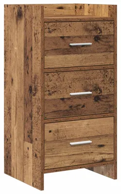 Zdjęcie produktu dla Komoda vidaXL z drewna postarzanego 40 x 36 x 80 cm z płyt drewnopochodnych