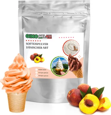 Obrázek produktu pro Broskvová dánská jemná zmrzlina v prášku 1 kg