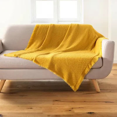 Obrázok produktu pre Plyšová deka Imani 125 cm x 150 cm Žltá