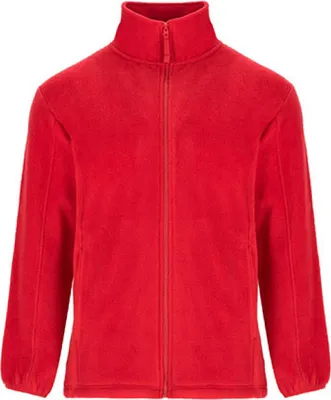 Produktbild von Roly CQ6412 | Herren Fleecejacket Artic mit hohem Kragen - Farbe: Red 60 - Größe: M