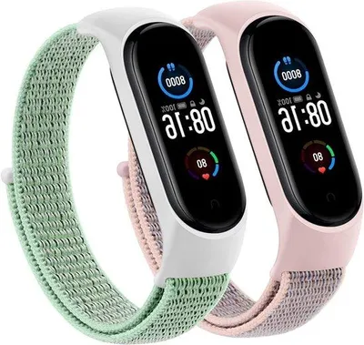 Immagine prodotto di Cinturino in nylon per activity tracker (rosa + blu)