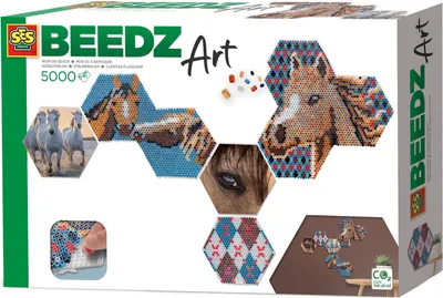 Produktbild von Beedz Art - Sechseckige Fliesen Pferde