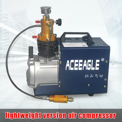 Productafbeelding van Hoogdrukcompressor. Hoogdrukpersluchtcompressor. PCP-luchtgeweer. Duikuitrusting. Luchtpomp. Hoogdrukcompressor. 220V, 300 bar, 30 MPa, 4500 PSI