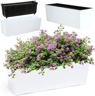 Produktbild von Famanu Pflanzenkasten 18,5 x 56 cm - Wetterbeständig und Rechteckig