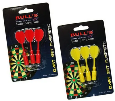 Produktbild von Bull's Magnetic Dartpfeile farblich sortiert, 1 Stück