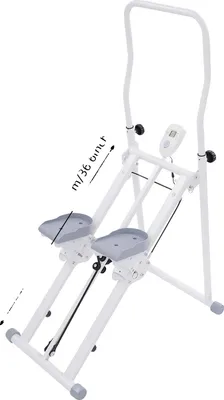 Immagine prodotto di Ellittica con stepper, design pieghevole, funzioni regolabili, BIANCO