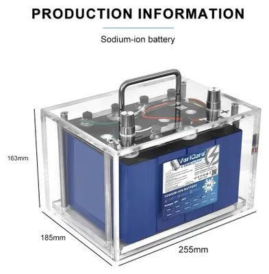 Produktbild von Natrium-Ionen-Akku - 12V 75Ah Deep-Cycle Batterie - Wiederaufladbar - Kältetauglich - Für Wohnmobil Elektroauto Golfcart Offgrid-Solaranlage
