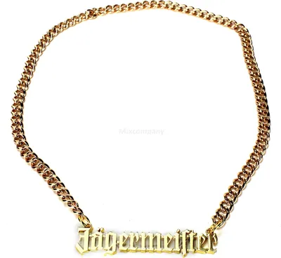 Produktbild von Jägermeister Goldkette Halskette aus Metall (kein echtes Gold)