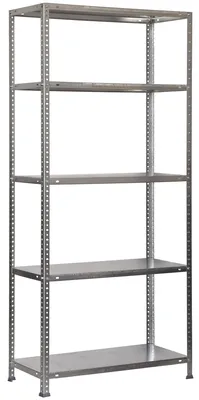 Imagen del producto de Simonrack Estantería Metálica 2000x1000x500 mm, 5 Alturas, Bandejas metálicas, 100 kg de punto de flexión - Comfort