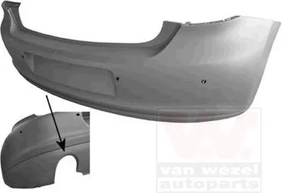 Immagine prodotto di VAN WEZEL Paraurti posteriore per VW Polo hatchback (6R1, 6C1)