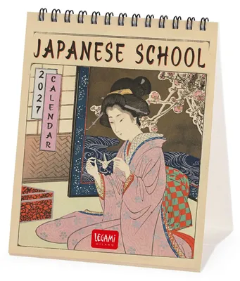 Productafbeelding van Legami – Bureaukalender 2027, Japanse stijl, 12 maanden, 5 cm