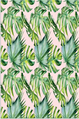 Produktbild von MuchoWow® Poster Jahrgang - Monstera - Tropisch 80x120 cm - Papierdruck