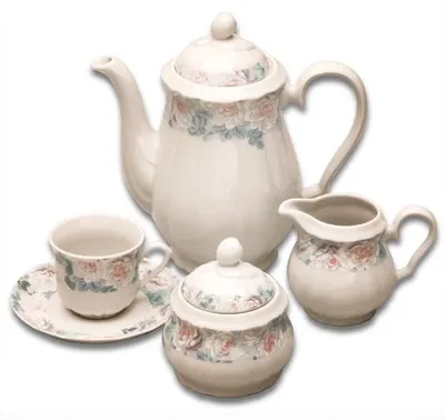 Produktbild von Thun 1794 Rose, Porzellan Kaffeeservice, Rosen, Thun, 15 d.