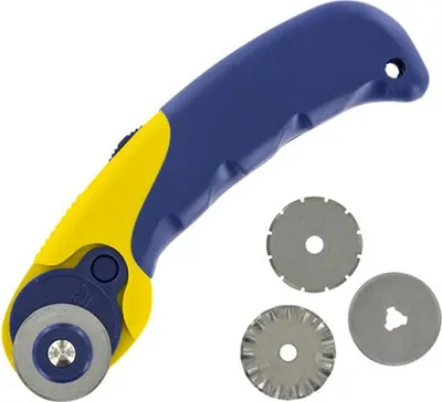 Image de Petit couteau à lame rotative Krick avec 3 lames différentes