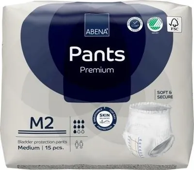 Image de Abena Pants Premium 2 Medium - 1 paquet de 15 protections
