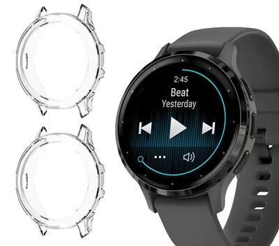 Produktbild von Hülle für Garmin Venu 3S – Stoßfest – Transparent – Weiches TPU – Langlebig und leicht – Passend für Garmin Venu 3S