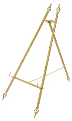 Zdjęcie produktu dla 2-częściowy stalowy zestaw sztalug ślubnych 90 * 48 * 110 cm z hakiem sztalugowym złoty rekwizyt imprezowy dekoracja tła