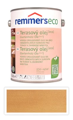 Zdjęcie produktu dla Remmers - olej do tarasów ECO 2,5 l, modrzew intensywny