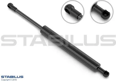 Produktbild von Gasfeder Koffer-/Laderaum 395 mm 1.550 N Hub 87 mm STABILUS für u.a. SAAB 9-5