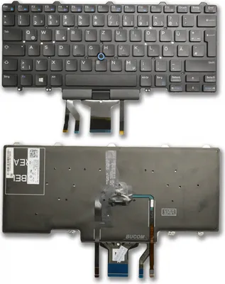 A top-down view of a laptop keyboard and its underside.