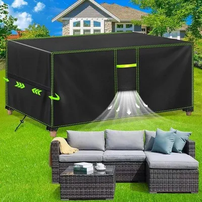 Image de Abri de jardin - Imperméable et respirant - 1 pièce - Oxford 420D - 200 x 90 x 75 cm