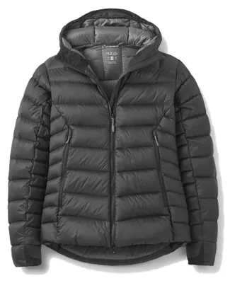 Obrázek produktu pro Dámská péřová treková bunda Rab Electron Pro Hoody Women, černá, velikost 12_M