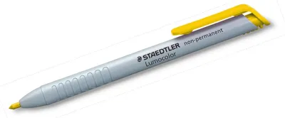 Produktbild von Trockenmarker omnichrom nonpermanent gelb Packung mit 5 Stück
