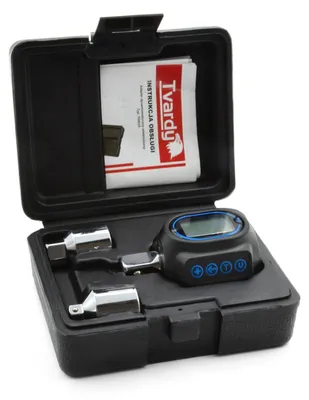 Immagine prodotto di Dinamometro digitale, adattatore chiave dinamometrica, preimpostata, archivio dati, notifica LED, misuratore di coppia, tester di con display, adattatori da 1/4" 3/8" 1/2" 40-210Nm