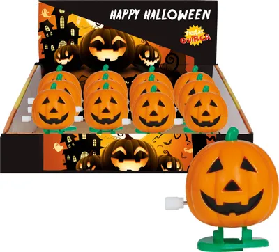 Productafbeelding van Halloween pompoen, opwindbaar, verrassingsskeletfiguren, lachend, decoratie, griezelig assortiment, spookachtig, feest, party, plezier, herfsttijd