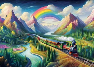 Produktbild von KUNSTPUZZLE Duhov Zug 260 dplks