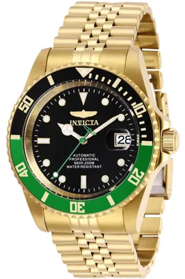Obrázek produktu pro Invicta Pro Diver 29184 Pánské Hodinky - Automatické Hnutí - Nerezová Ocel s Černým Ciferníkem - 42 mm