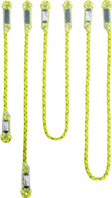 Verbindungsmittel Patron Lanyard von Singing Rock; gelb mit reflektierenden Elementen; für Arbeitssicherheit.