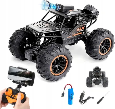 Produktbild von Ferngesteuertes 4x4 Auto mit HD-WIFI-Kamera Offroad 2,4 Ghz Rc 72Mp