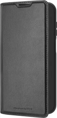 Produktbild von DBRAMANTE1928, Folio-Hülle für Galaxy A25 mit Kartenfach und Standfunktion, Schwarz