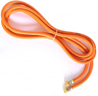 Produktbild von Hochdruck HD-Schlauch orange 5 oder 10 m Propan Gas Gasschlauch Gasflasche 5 11