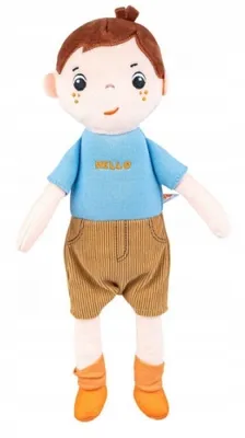 Produktbild von Stoffpuppe 30cm, Vojta, braunes Haar