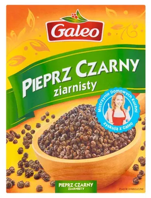 Zdjęcie produktu dla Galeo Pieprz Czarny Ziarnisty 15 G