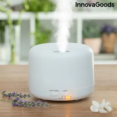Obrázek produktu pro InnovaGoods - Zvlhčovač a difuzér vůní s mnohobarevným LED světlem Steloured InnovaGoods - 8435527812690
