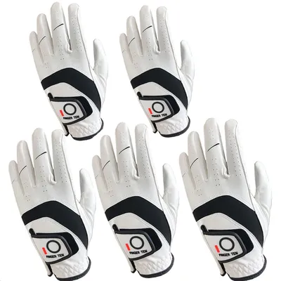 Imagen del producto de Solidchoice - Guantes de golf para jugadores zurdos y diestros, paquete de 5 unidades