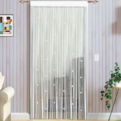 Produktbild von Dekorative Vorhangkette – Fliegengitter – Insektenschutz – Türvorhang – 90 x 200 cm – Kunstharzperlen