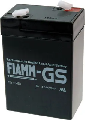 Produktbild von Fiamm - FG10451 - 6 Volt 4,5 Ah Pb